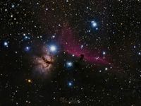 Flammen- und Pferdekopfnebel im Sternbild Orion
