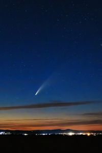 Komet Neowise &uuml;ber Treysa Juli 2020